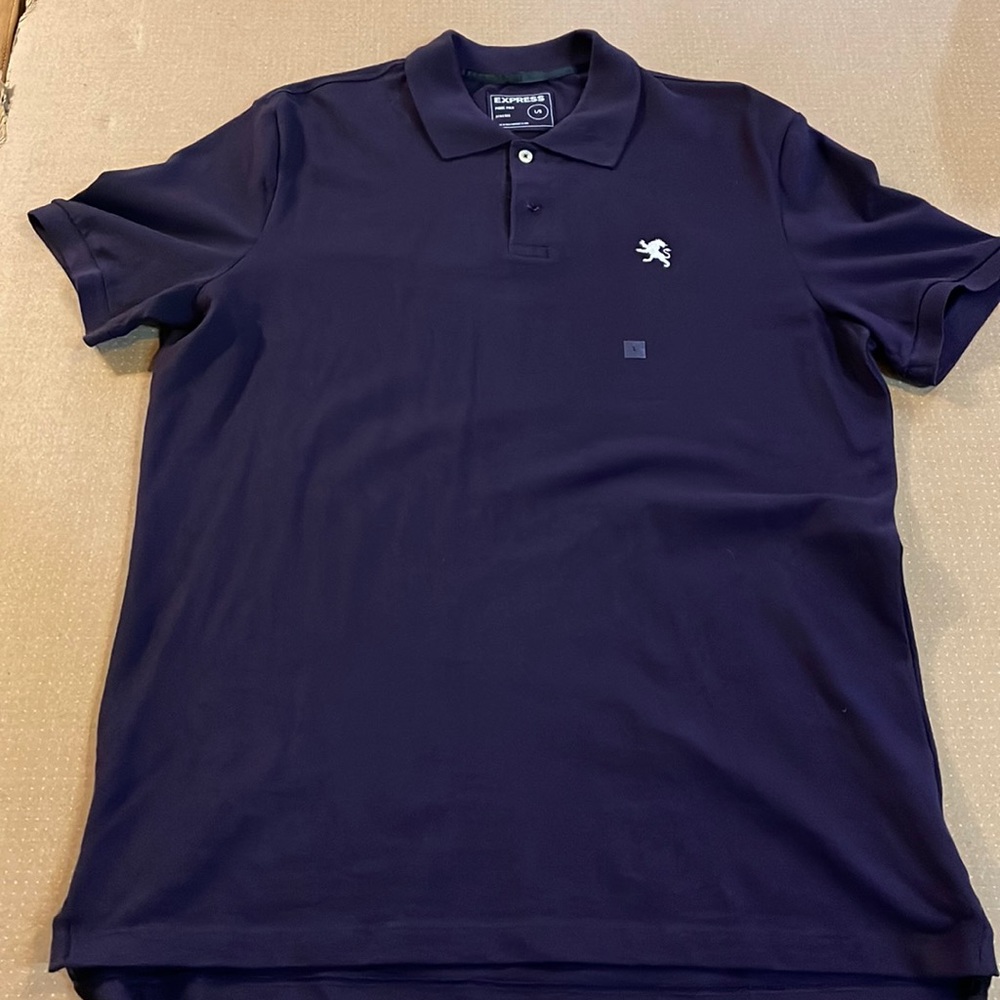 Express Pique stretch polo NWT
